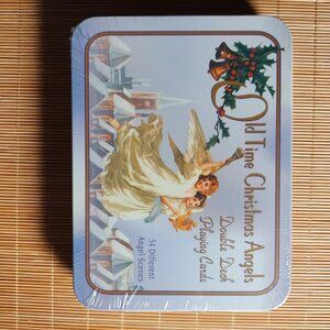 Old Time Christmas Angels Double Deck Playing Cards